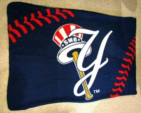 SCRANTON/WILKES-BARRE YANKEES Blanket 3 X 5 feet ... Free Shipping Cover