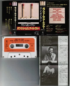 BOB JAMES & EARL KLUGH One On One JAPAN CASSETTE 25KP517 PS(flap intact)+Insert  - Picture 1 of 3