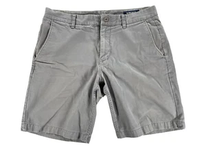 Pantalones Cortos Bonobos Para Hombre Talla 32 Gris Frente Plano Lavado 9" Entrepierna Informal Golf Chinos - Imagen 1 de 10