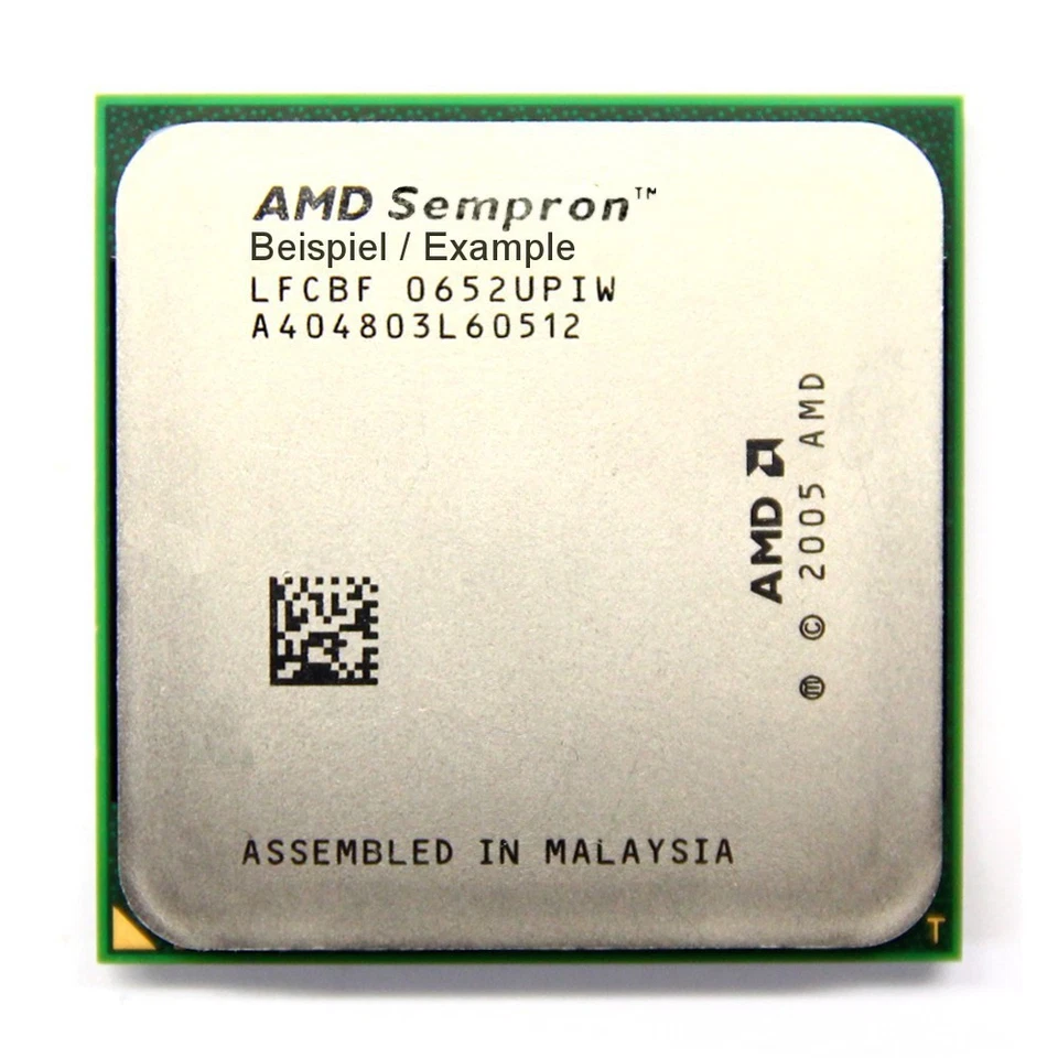 AMD Sempron 64 3400+ 1.8GHz/256KB Socket/Socket AM2 SDA3400IAA3CW Processor CPU - Image 1 of 1