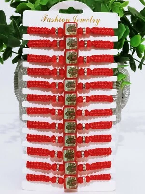 Pulseras 12 Piezas Virgen de Guadalupe Bautismo Comunión Favores Pulseras Recuerdos  Foto 1 de 4