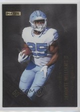 2021 Wild Card MATTE Black - 50 Stripe /15 Javonte Williams #MBC-8 Rookie RC