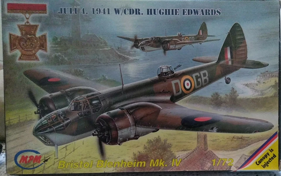 Bristol Blenheim MKI Kit Montaggio Aerei Modellismo M.P.M 1/72 - Immagine 1 di 1