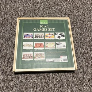 Wooden Board games - Ten in one game pack - Chess, Checkers, Ludo, Dominoes - Picture 1 of 6