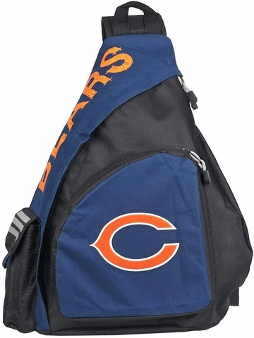 NWT NFL Chicago Bears Leadoff Slingbag Sling School Gym Travel Backpack Cover