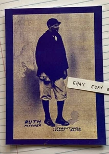 1914 Babe Ruth Pitcher Baltimore International League Baseball Rookie Card NEW - Imagen 1 de 1