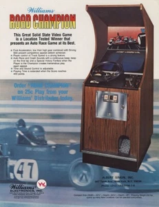 Williams Road Champion Video Arcade Flyer Ad Insert Brochure Original Taito 197 - Picture 1 of 2