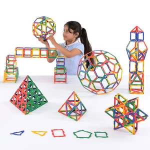 Polydron Frameworks Koffer, Bausteine, Kantenmodelle, Geometrie, Feinmotorik TOP - Bild 1 von 8