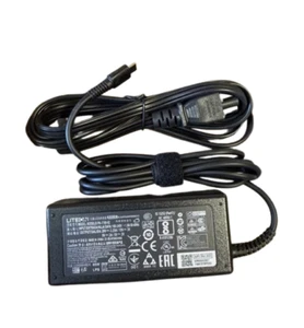 Genuine 65W 20V 3.25A Charger AC Adapter for Acer/HP/Lenovo/Dell/Samsung Type-C - Picture 1 of 5