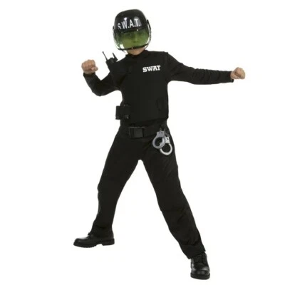 Kids Palamon Swat Team Officer Halloween Costume - Boys 6-7 Small #2639 - Image 1 of 4