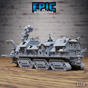 6K Resin 32mm Epic Miniatures Maxi Drill Steam Engine for D&D - Picture 1 of 10