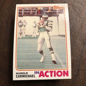 1982 TOPPS HAROLD CARMICHAEL IN ACTION #441 PHILADELPHIA EAGLES FOOTBALL CARD HO