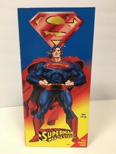 Vintage Superman Man of Steel Fully Poseable Action Figure 12" 1996 Kenner NEW
