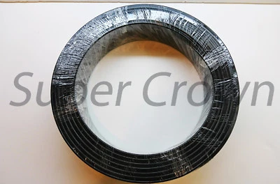 SUPER CROWN 5/32" OD BLACK NYLON LUBE OIL PIPE TUBING COIL COMPRESS AIR LINE BIJUR CNC