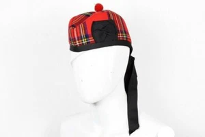 Scottish Highland Wear Acrylic Wool Traditional Royal Stewart Tartan Glengarry C - Picture 1 of 4