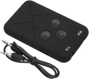 Bluetooth Receiver Transmitter 2 in 1 Stereo APTX Wireless Aux Audio Car Adapter - Picture 1 of 12