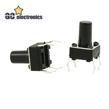 Push Button Micro Tact Switch 3X6X5mm-6X6X17mm 2/4-pin DIP Right Angle A3UK