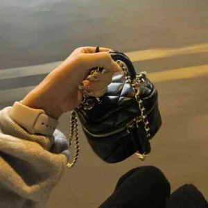 Mini Shoulder Bag Ladies Fashion Accessories Square Makeup Box Crossbody Handbag - Bild 1 von 9
