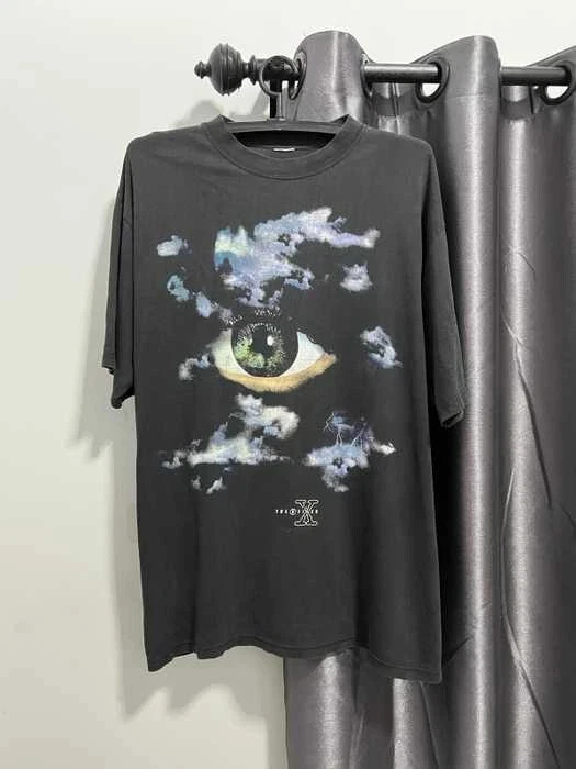 94s Rare The X-Files Logo black T shirt Unisex gift tee Men Women NH15005 - Image 1 of 1