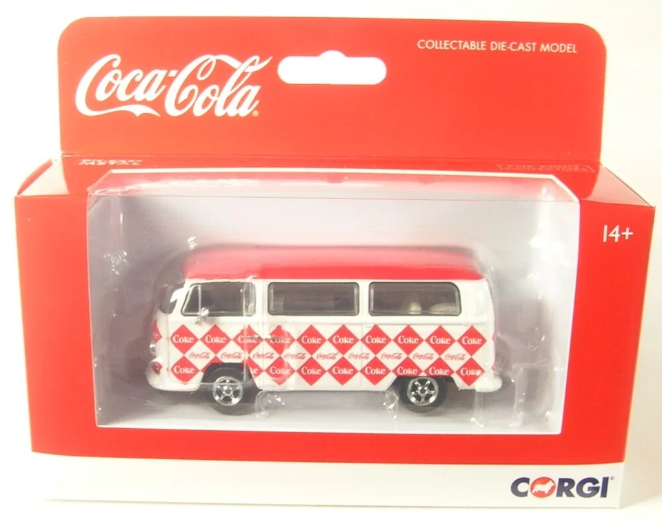 Vw Campervan Coca-Cola - Diamond 1:43 Corgi - Image 1 of 1