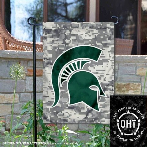 MSU Spartans Operation Hat Trick Garden Flag and Yard Banner Cover