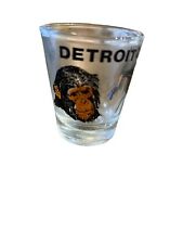 Detroit Zoo Souvenir Shot Glass - Chimpanzee and Penguin