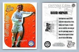 David Hopkin #CE6 Leeds Utd Fans Selection 1999 Futera Embossed Trading Card