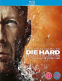 Die Hard 1-5 - Legacy Collection (Box Set) (Blu-ray, 2013)
