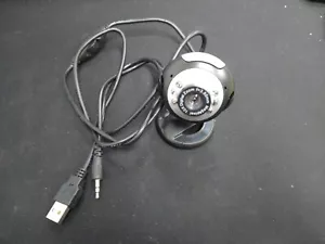 DYNAMODE USB WEBCAM WEB CAMERA WITH MIC MICROPHONE BLACK & SILVER - Picture 1 of 12