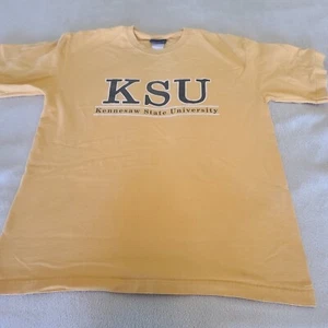 Jansport Mens Large Yellow Kennesaw State University KSU College Shirt - Picture 1 of 6
