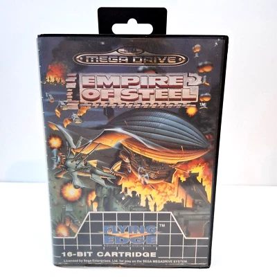 Empire of Steel - SEGA Mega Drive 16-Bit (mit OVP) - PAL Cover hat Wasserschaden - Bild 1 von 4