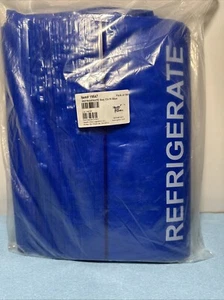 Healthcare logistics refrigerate bag 12 X 15 blue 19547 pack of 100 - Picture 1 of 2