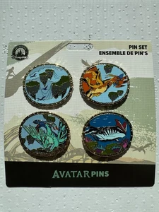 2025 Disney Parks Avatar Esplora Pandora Banshee Mountains Booster Set di 4 spille - Foto 1 di 2