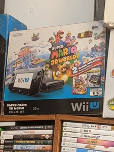 Nintendo Wii U 32 GB Super Mario 3D World Deluxe Set - Black - Picture 1 of 1