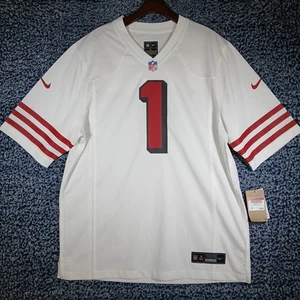 Nike San Francisco 49ers NFL Trikot Herren L weiß V-Ausschnitt #1 Samuel SR Neu mit Etikett!LESEN! - Bild 1 von 17