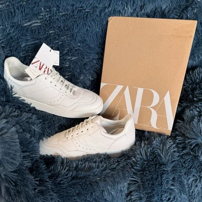 Zapatillas Mujer Zara Blancas EUR 42 US 11 Nuevas con Caja Hechas en España Foto 1 de 4