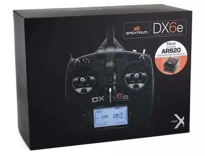 Spektrum DX6e 6 Channel RC Airplane Radio System w/ AR620 Receiver SPM6655 - Image 1 of 4
