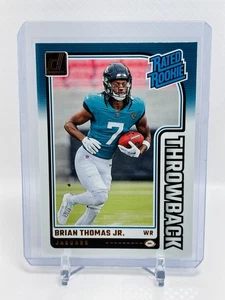 2024 Panini Donruss Brian Thomas Jr Rated Rookie Throwback #7 Jaguars - Bild 1 von 2