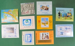 Rumänien Briefmarken 10 Kleinbögen gemischt (G75) - Bild 1 von 5