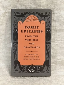 1957 - Comic Epitaphs: From The Very Best Old Graveyards -- 8487 - Foto 1 di 9