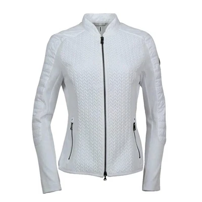 Chaqueta Bogner Mella Cremallera 36 Pequeña Blanca Nueva Foto 1 de 4