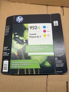 HP 952XL Tri-Color Tintenpatrone mit hoher Reichweite 3er-Pack (Cyan, Magenta, Gelb) OEM - Bild 1 von 2