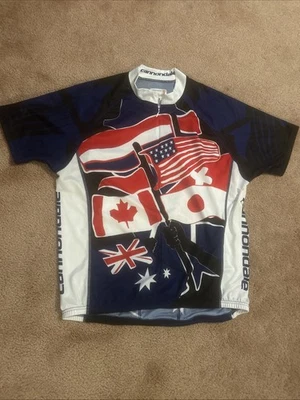 Camiseta de ciclismo Cannondale International World Flags. Masculino XXL - Imagem 1 de 4