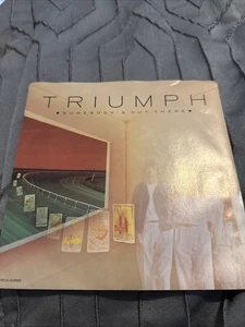 TRIUMPH  Somebody's Out There 45 single with PicSleeve Mint. - Picture 1 of 3
