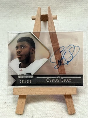 2012 Press Pass Showcase /299 Cyrus Gray #SC-CG Rookie Auto RC - Image 1 of 2