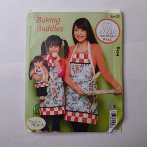 Ellie Mae for Kwik Sew Ladies/Girls/18" Doll Apron Pattern K234 Uncut One Size - Picture 1 of 2