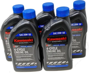 Paquete de 5 99969-6298 Aceite de motor de 4 ciclos genuino OEM K-Tech SAE 20W-50 - Imagen 1 de 1