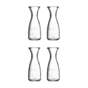 NEW PASABAHCE BACCHUS GLASS CARAFE 250ml SET OF 4 Water Wine Bottle - Picture 1 of 2