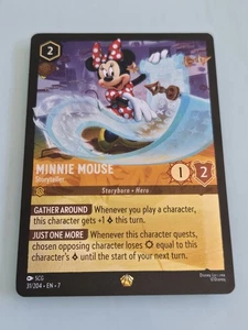 Lorcana MINNIE MOUSE STORYTELLER 31/204 Legendary (FOIL) Archazia’s Island - Bild 1 von 2