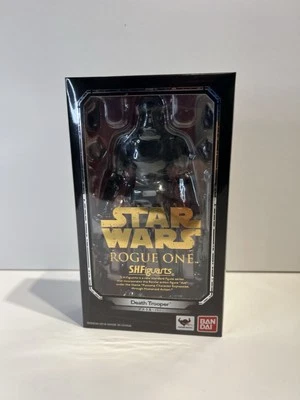 Bandai S.H.Figuarts Star Wars Rogue One Death Trooper Figure - Image 1 of 3